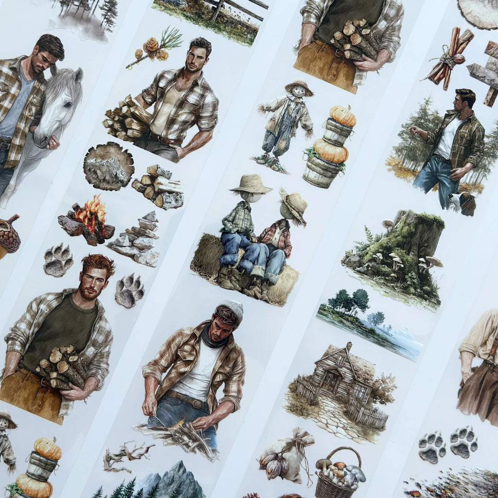 Harvest Moments PET Tape – Scrapbooking, Journaling, Rustic Farmhouse Craft – Tax Included – SRP145