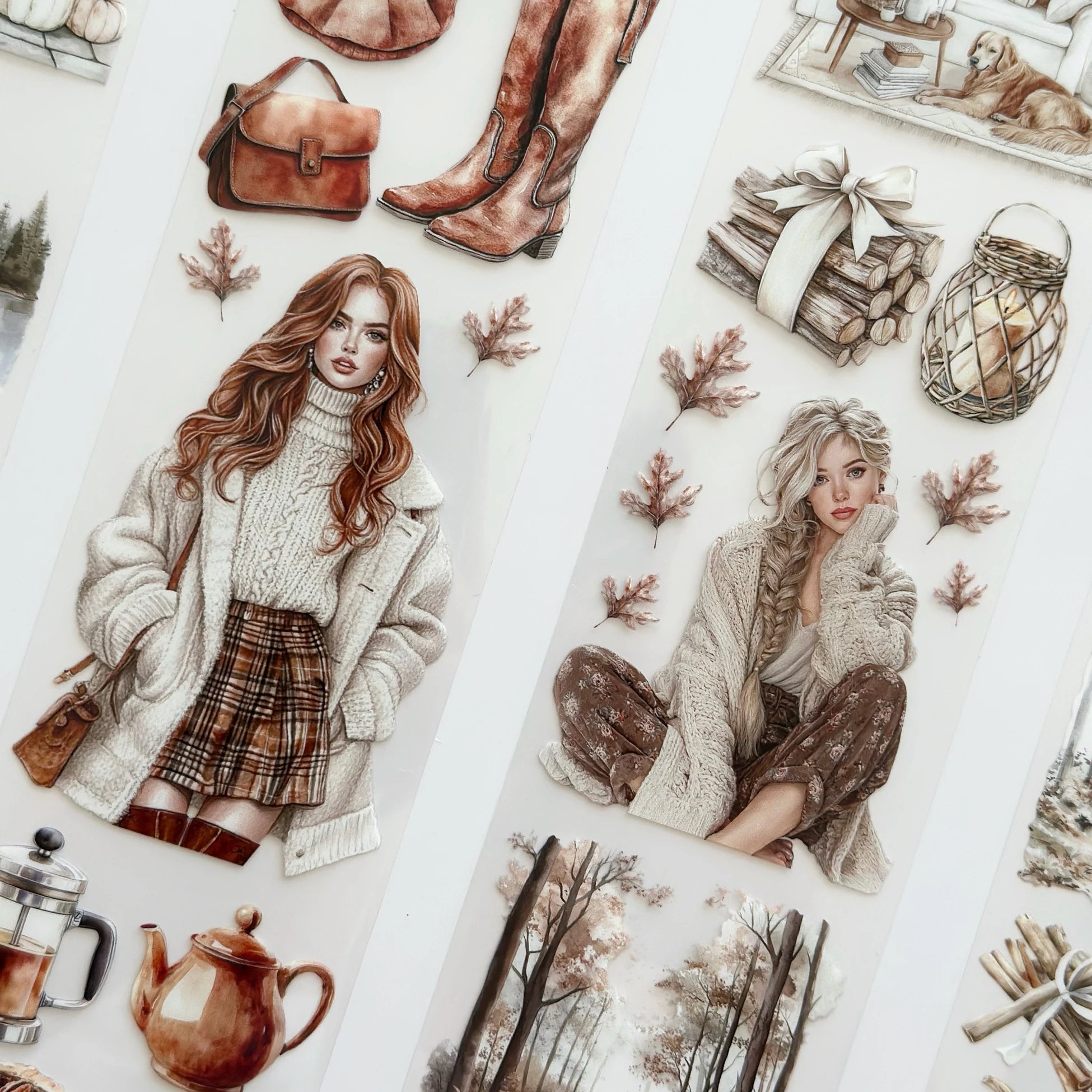 Cozy Fall Dreams PET Tape – Scrapbooking, Journaling, Decorative Craft Supplies – Tax Included – SRP143