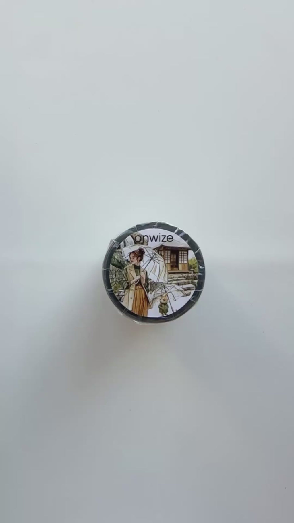 Spring Rain Serenity PET Tape – Cozy Nature & Rainy Day Journaling Tape