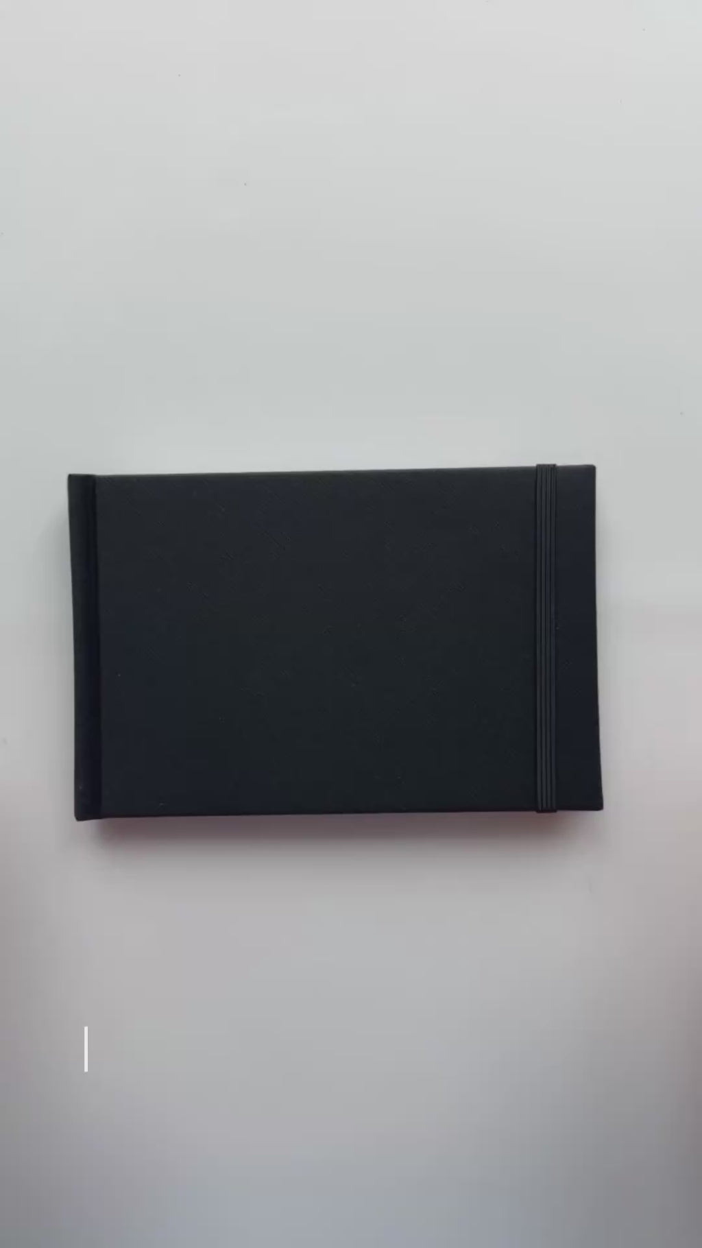 ONWIZE Watercolor Art Journal – 148x90 mm Black | Slim Pocket Sketchbook 300gsm Cold Press