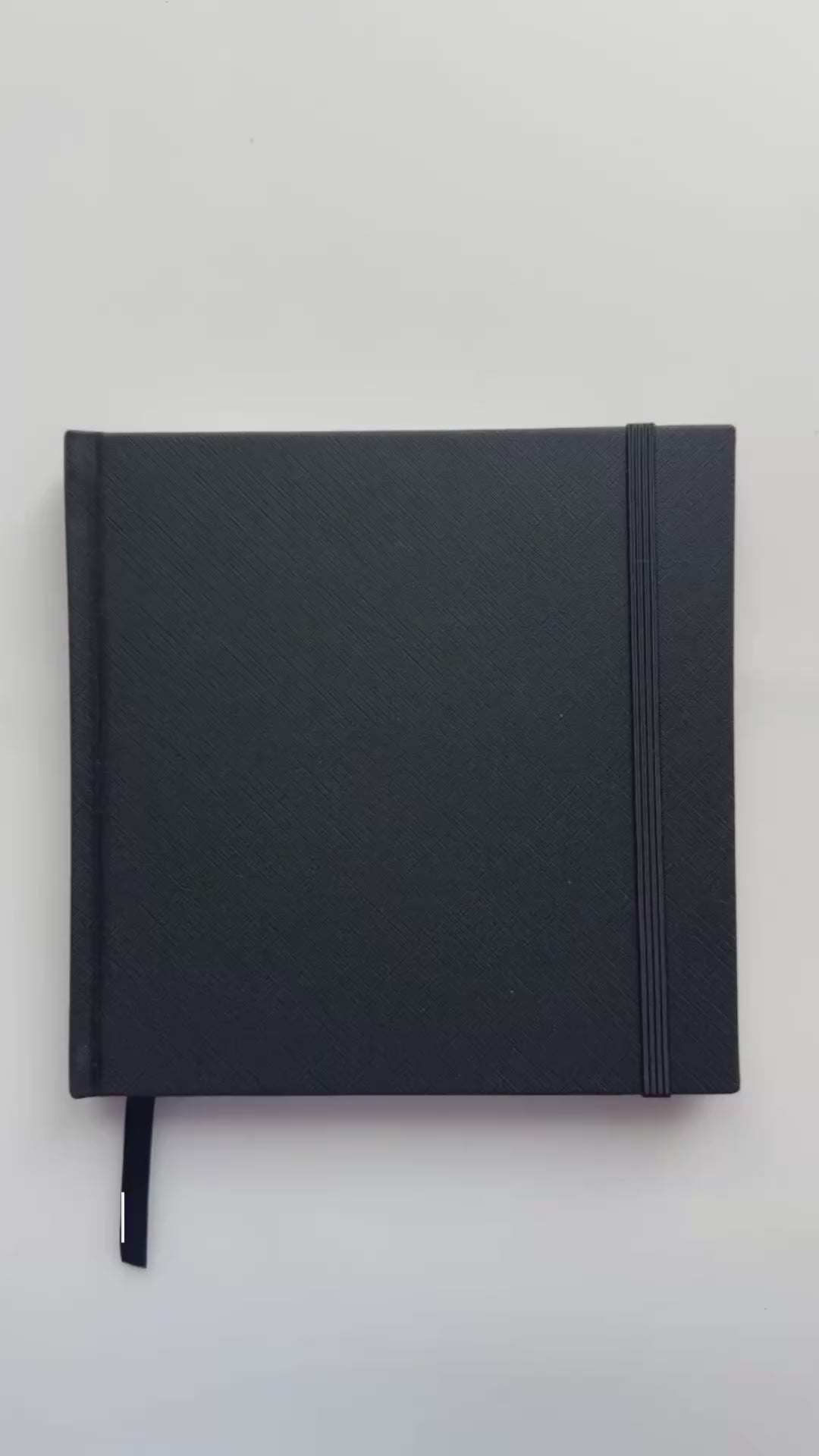 ONWIZE Watercolor Art Journal – 148x148 mm Black | 300gsm Cold Pressed Watercolor Notebook