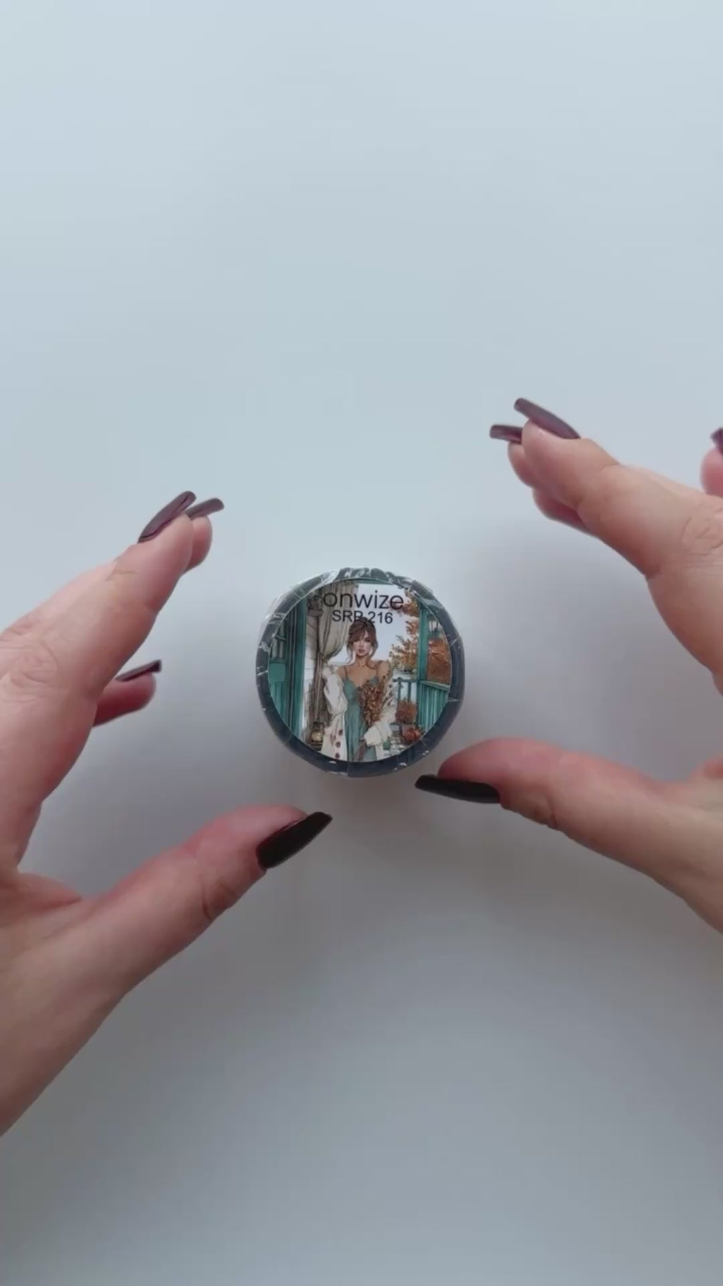 Lakeside Haven | Autumn PET Tape | 3D Crystal Oil Washi Tape | 7 cm x 5 m