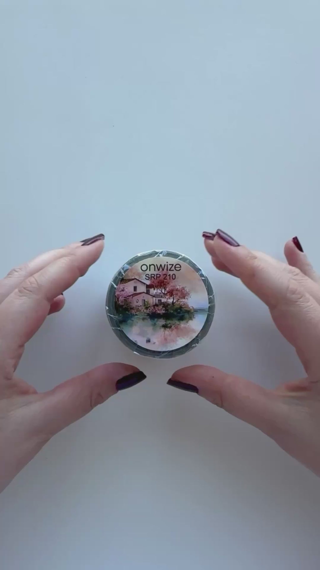 Sunset Riviera | Mediterranean Coastal Landscape PET Tape | 10cm x 5m