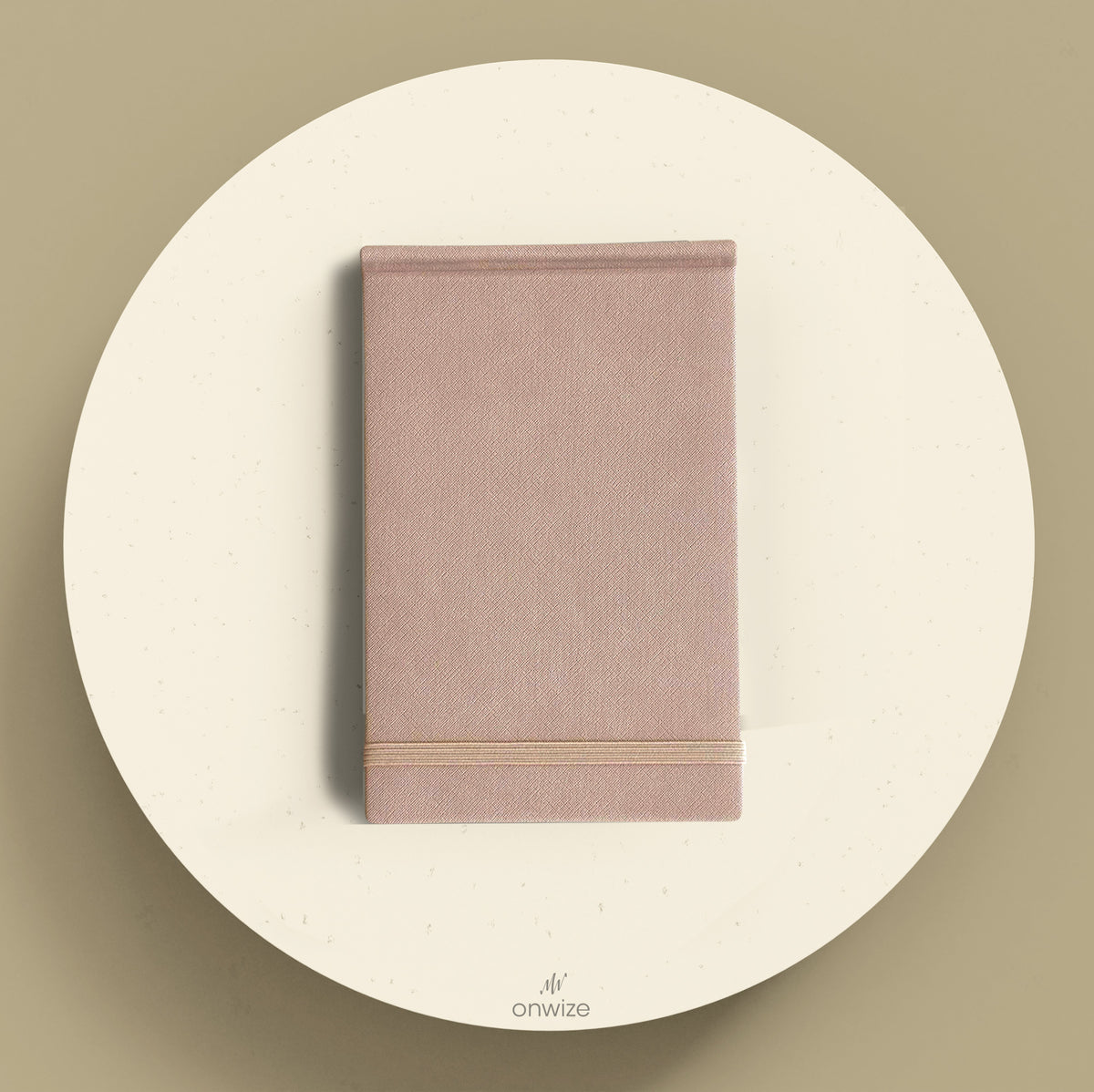 ONWIZE Watercolor Art Journal – 148x90 mm Pink | Pocket Travel Sketchbook 300gsm Cold Press